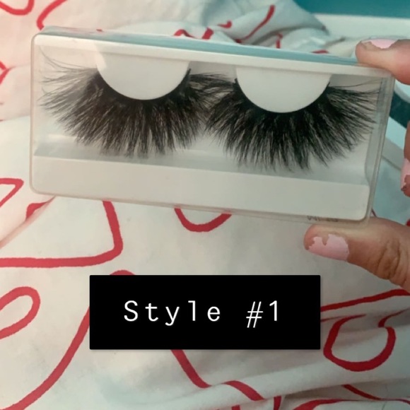 Three pairs of mink 3D lashes 25mm - Picture 4 of 4